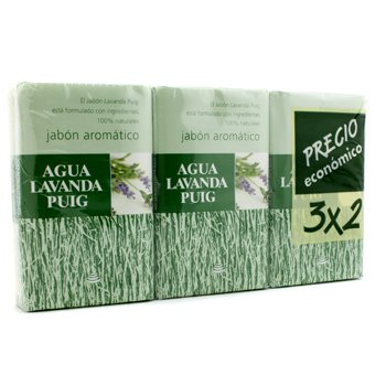 PUIG AGUA LAVANDA jabonES LOTE