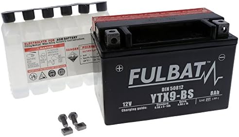Battery Fulbat YTX9-BS MF maintenance free [Includes 7.5 EUR battery deposit]
