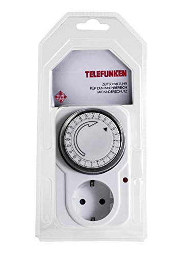 Preisvergleich Produktbild Telefunken EST1M Mechanische Zeitschaltuhr für den Innenbereich (mit Kinderschutz)