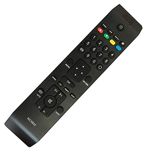 easiercap - Commande à Distance Compatible avec Vestel LCD rc3902, rc3902, rc3920 