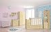 Polini Kids Simple Cot Bed with Drawer Unit, Number 1000, Natural