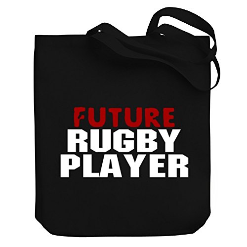 Teeburon Future Rugby Player Borsa in Tela Canvas