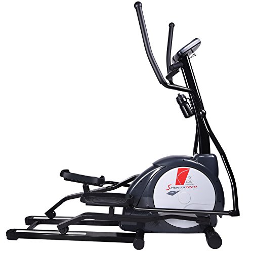 Sportstech CX630 Profi Crosstrainer Elliptical mit elliptischem Bewegungsablauf, Schwungmasse 21 KG, 4x HRC – 20 Trainingsprogramme – 24 Widerstand Stufen – Heimtrainer Ergometer Ellipsentrainer Stepper - 3
