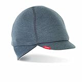 Giro MERINO WOOL UNDER HELMET CYCLING CAP 2016: RED/BLACK S-M 51-57CM