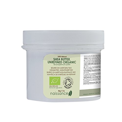 Bio Sheabutter, unraffiniert - 100% rein - bio-zertifiziert - 50g