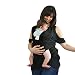Baby Slings Carrier Natural Cotton Original Baby Wrap | Multiple Positions Soft and Lightweight Sling for Newborn Infants from Birth | Black