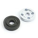Color: plata, gris;Peso: 47 G Sourcingmap a13112000ux0409-2pcs reemplazo de piezas amoladora angular brida exterior interior para makita 9523