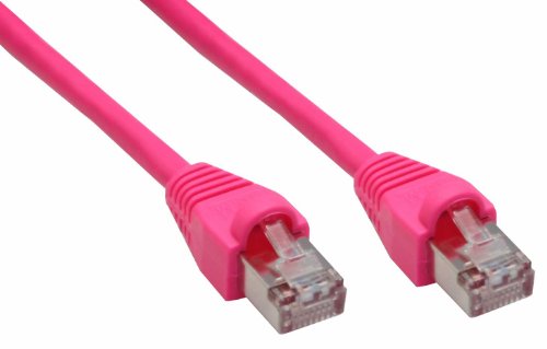 Preisvergleich Produktbild InLine 72575M Patchkabel (SF / UTP, RJ-45, 7,5m) pink