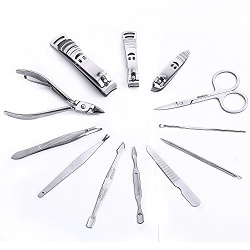 Pediküreset, Maniküre Set, Nagelpflege Set,VALUE MAKERS® 12-teiliges Maniküre-Pediküre Reise Set - 3