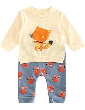 Bekleidung Longra Herbst Winter Kinder Baby Mädchen Junge Kleidung mit Fox Langarm Pullover Sweatshirts Tops +...