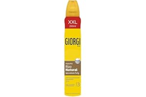 Giorgi Line Spugna naturale per ricci morbidi, naturali e con movimento, adatta per il metodo curly, anti crespo e massima idratazione, 0% alcool 0% silicone, fissaggio 3-250 ml