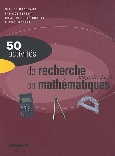 couverture de : 50 activités de recherche en mathématiques couverture de : 50 activités de recherche en mathématiques