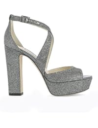 Jimmy Choo Mujer APRIL120LAGANTHRACITE Gris Cuero Sandalias