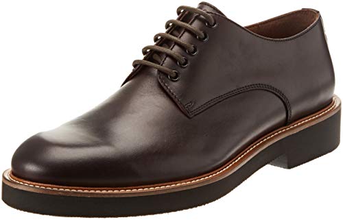 FRAU Scarpe Stringate Derby Uomo, Marrone Brown, 40 EU
