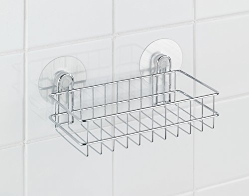 Wenko 21575100 Static-Loc Wandablage Osimo, Stahl, 24 x 9,5 x 14 cm, chrom - 6