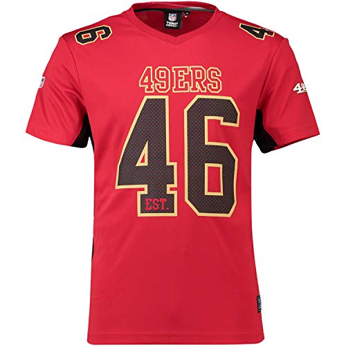 Majestic Athletic San Francisco 49ers NFL Moro Poly Mesh Jersey Tee T-Shirt Trikot
