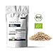 Produktbild Basicfoods - 1kg Bio Flohsamen ganz Premium Qualität - 99% reine ganze Bio Floh Samen - Vegan Lactosefrei Glutenfrei