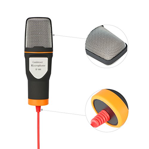 tonor 3,5 mm Klinkenstecker Kondensator Sound Mikrofon für Computer schwarz - 5