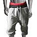 Produktbild BA Zha Hei 1 Stück Männer Sport Sweat Hosen Shorts Harem Dance Baggy Jogging Trainingshose Hose Sweatpants Sporthose Jogging Baggy Jogginghose Slim Atmungsaktiv Trainingshose (Grau, XL)