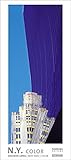 N. Y. New York: Color by Siegfried Layda - Panorama Zeitlos Kalender - Manhattan - Freiheitsstatue - Empire State Building - Format 44 x 100 cm by
