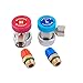 Produktbild Wadoy Federboa Adapter 1/10,2 cm SAE Klimaanlage High Low Verstellbare AC Quick Coupler für R134 a KFZ Klimaanlage R134 A Freon mannigfaltigkeit Gauge Schlauch Conversion Kit