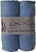 2 x Baby Cot Bed Fitted sheet 70x140 100% Jersey Cotton - Blue
