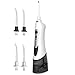 Produktbild Munddusche, 2NICE Elektrische Munddusche Oral Irrigator Waterjet Water Flosser Dental Water Jet Professional für Mundspülung Zahnpflege Kabellos Händlich für Unterwegs Reise Travel (Grau)
