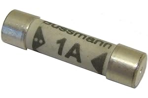 All Trade Direct 5X 1A Amp Domestic 240V Household Mains Plug Top Fuse Electrical Cartridge Fuses