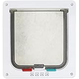 Sneff Trade Haustiertüre Haustierklappe Freilauftür Hundeklappe Katzenklappe Hundetür Katzentür Katzen-Welpen-tür Hundeklappe Katzenklappe Türklappe Pet Cat Dog Flap Door