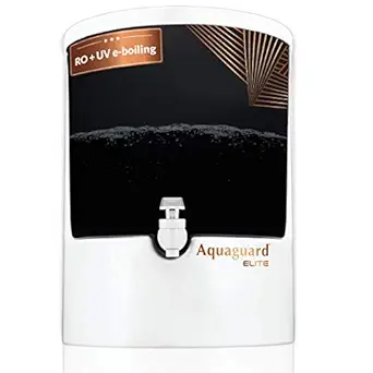 Aquaguard Elite RO+UV+MTDS (8L) with Active Copper Technology,7 Stages of Purification (White & Black) from Eureka Forbes