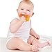 CaaOcho Baby - All-Stage Natural Rubber Teether Fish - BPA, Phthalates, PVC, Nitrosamine Free