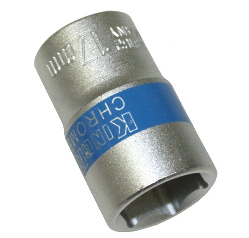 Aerzetix: Steckschlüssel Sechskant Nuss 1/2 Vierkant 17 mm - 2