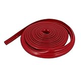 Material: Plástico Sourcingmap 2M X 8mm Roja Tira Cinta Decoración de Rejilla Llanta Borde de Coche
