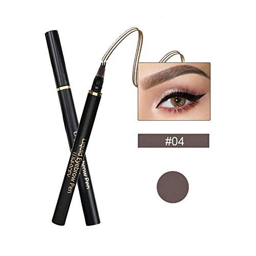 Riosupply 2Pcs Soft Micro-Sculpted Extremely Fine Eyebrow Pencil Waterproof Drawing Eye Brow