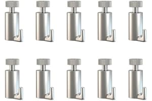 Arti Teq Lot de 10 Crochets Classic autobloquant : 15 kg Max.