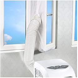 Rhodesy Joint de Fenêtre pour La Climatisation Mobile et Sèche-Linge, Adapté à L'unité de Conditionnement d'air Portable, Arrêt d'air Chaud Facile à Installer Pas Besoin de Trous de Forage 400CM