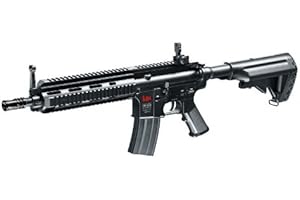 Heckler & Koch HK 416CQB 416 - Set completo AEG per softair da 6 mm BB, arma elettrica, con adesivo G8DS®
