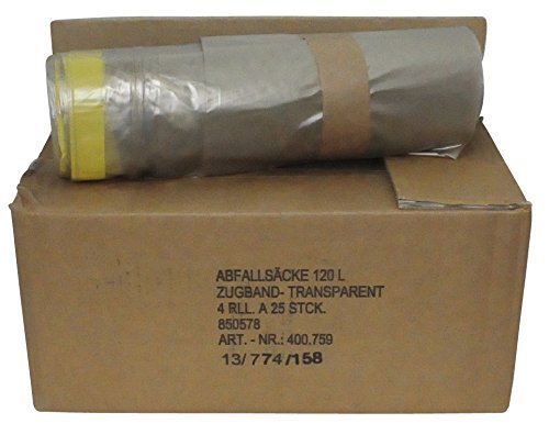 ZBD-ABFALLSÄCKE 120L TRSP 41MY (400759)