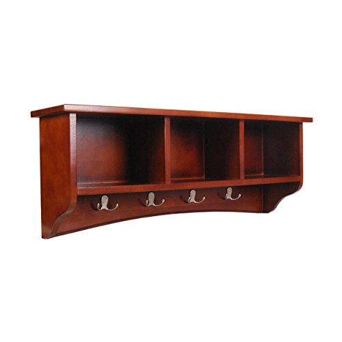 Alaterre Shaker Cottage Kleiderhaken mit Speicher Transitional cherry