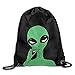 Produktbild Trippy Smoke Alien Drawstring Rucksack Bag Beam Mouth School Travel Rucksack Shoulder Taschen For Men/Women