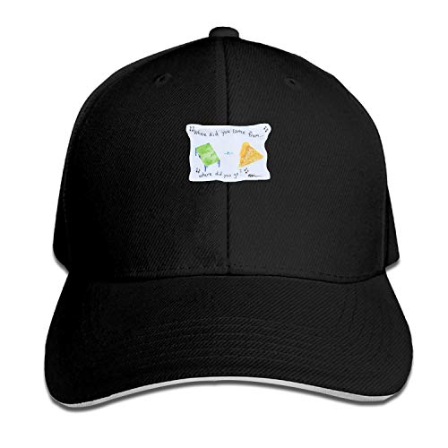LUXNG Black Cap Where Did You Come From Cot Snapback Caps for Men Adjustable Youth Golf Caps Hats