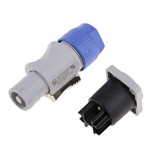 Preisvergleich Produktbild Sharplace IP67 Wasserdicht Kabelverbinder 3 polige Verbindungsbox Verbindungsmuffe für Bühnenbeleuchtung Outdoor LED Licht, Grau