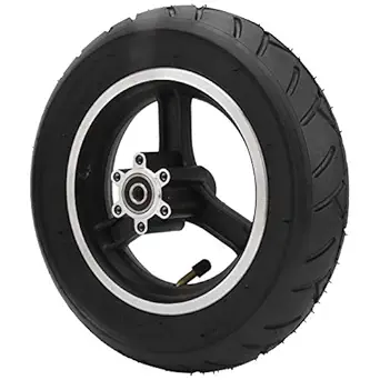 Scooter Rubber Tire, Tire with Wheel Hu Strong Grip Shock Absorption Natural Rubber for Riding for Replace Broken