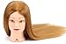 22" 60% Real Hair Training Head or Makeup Mannequin Doll + Free Table Clmap