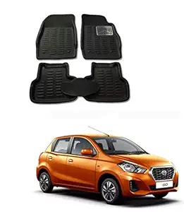 ATC 4D Black Mat for Datsun Go (Model Year: 2013 Onwards) Car