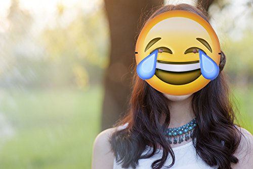 Maske 6er Set Emoji, Smiley, Photobooth Requisiten, Foto Verkleidung, für Hochzeit, Geburtstag, Fasching - 2