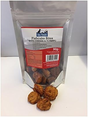 Sea Treats Fishcake Bites Dog Treats Cheese and Tomato, 90 g