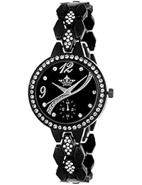 Swisso Analogue Black Dial Watch for Women - Swisso SWS-8041-Black