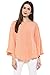 Ahalyaa Coral Pink Color Full Sleeve And Boat Neck Top RS.599.00