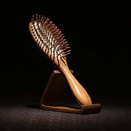 TT&amp;SHUZI Massage airbag comb / air cushion comb / Ebony wide tooth curly hair comb / gift box to send cloth bag comb